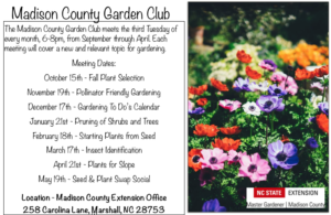 Cover photo for Madison County Garden Club