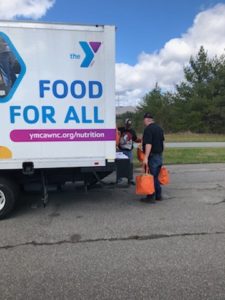 YMCA Prepackaged Food Delivery