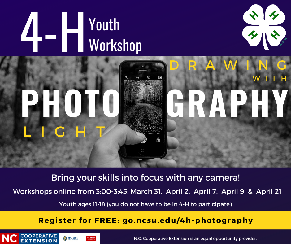 4-H Photography project flyer