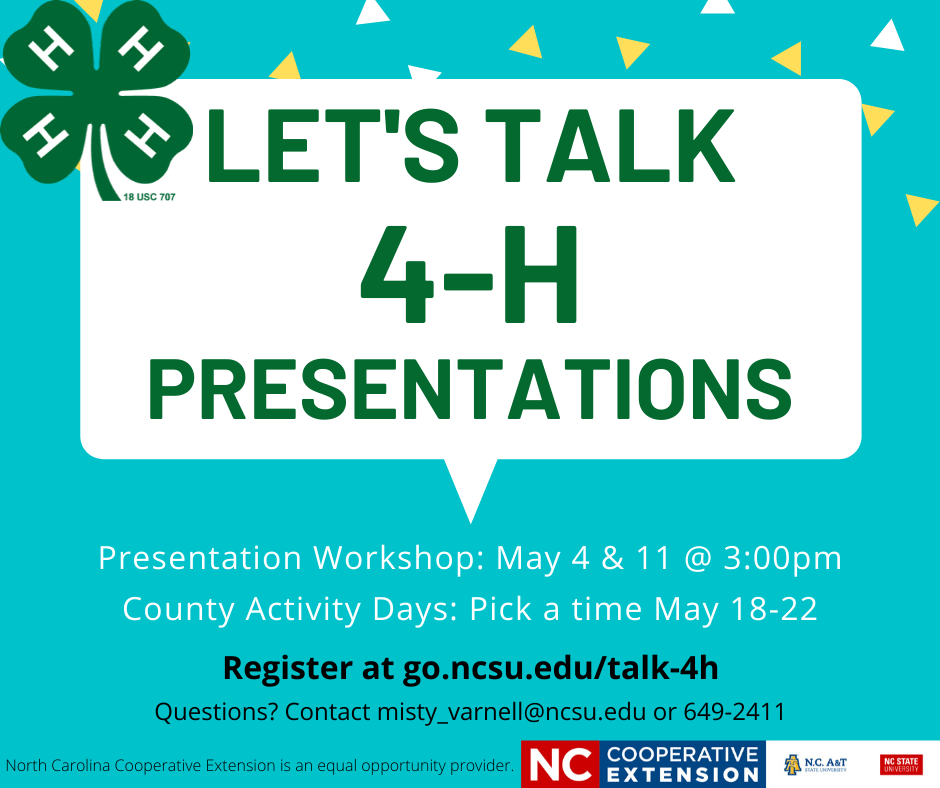 4 h presentation day