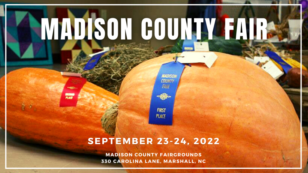 Madison County Fair with winning pumpkins