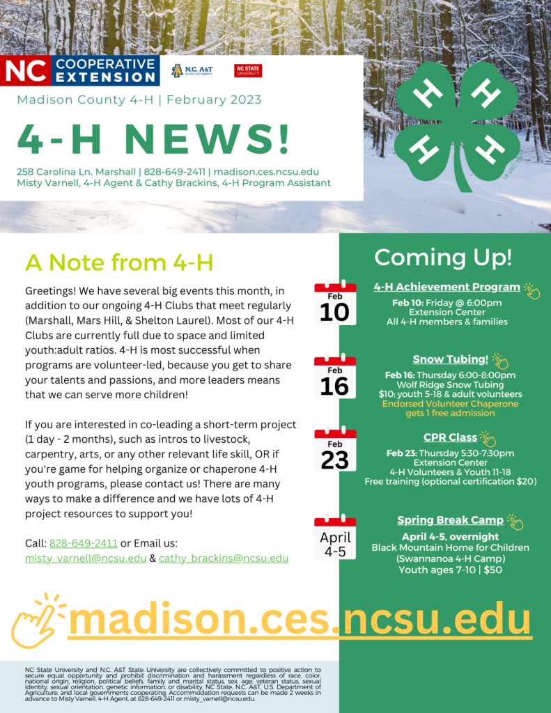 4-H News Feb 2023