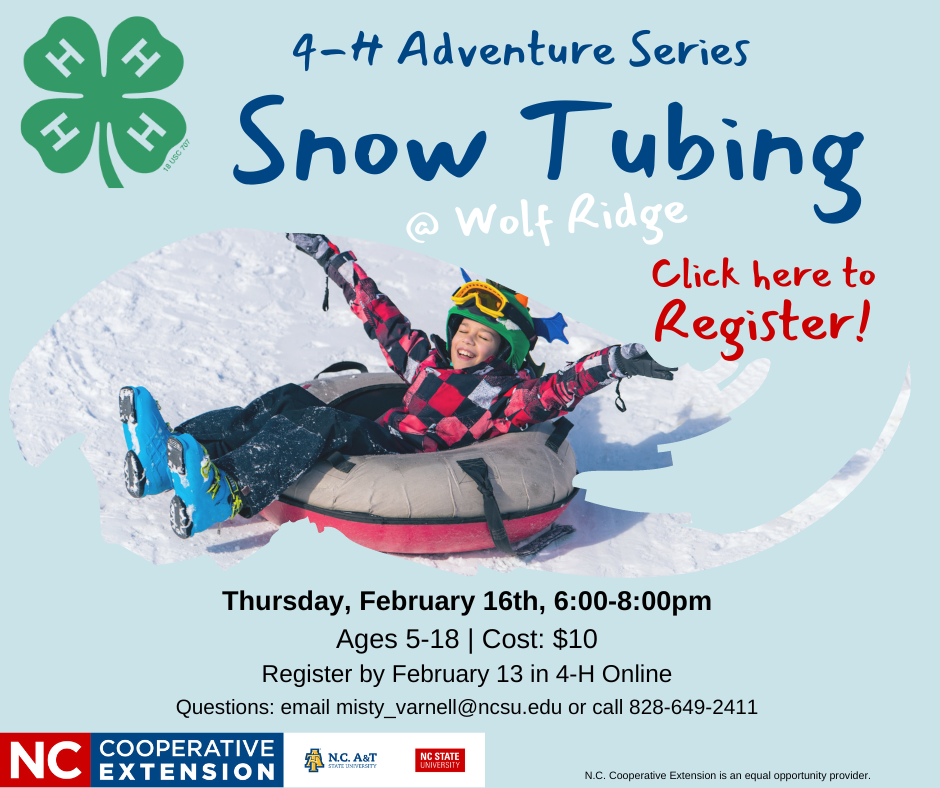 Snow tubing register here