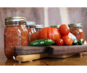 Cover photo for Canning Salsa: Hot Water Bath 101