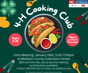 Cover photo for 4-H Cooking Club