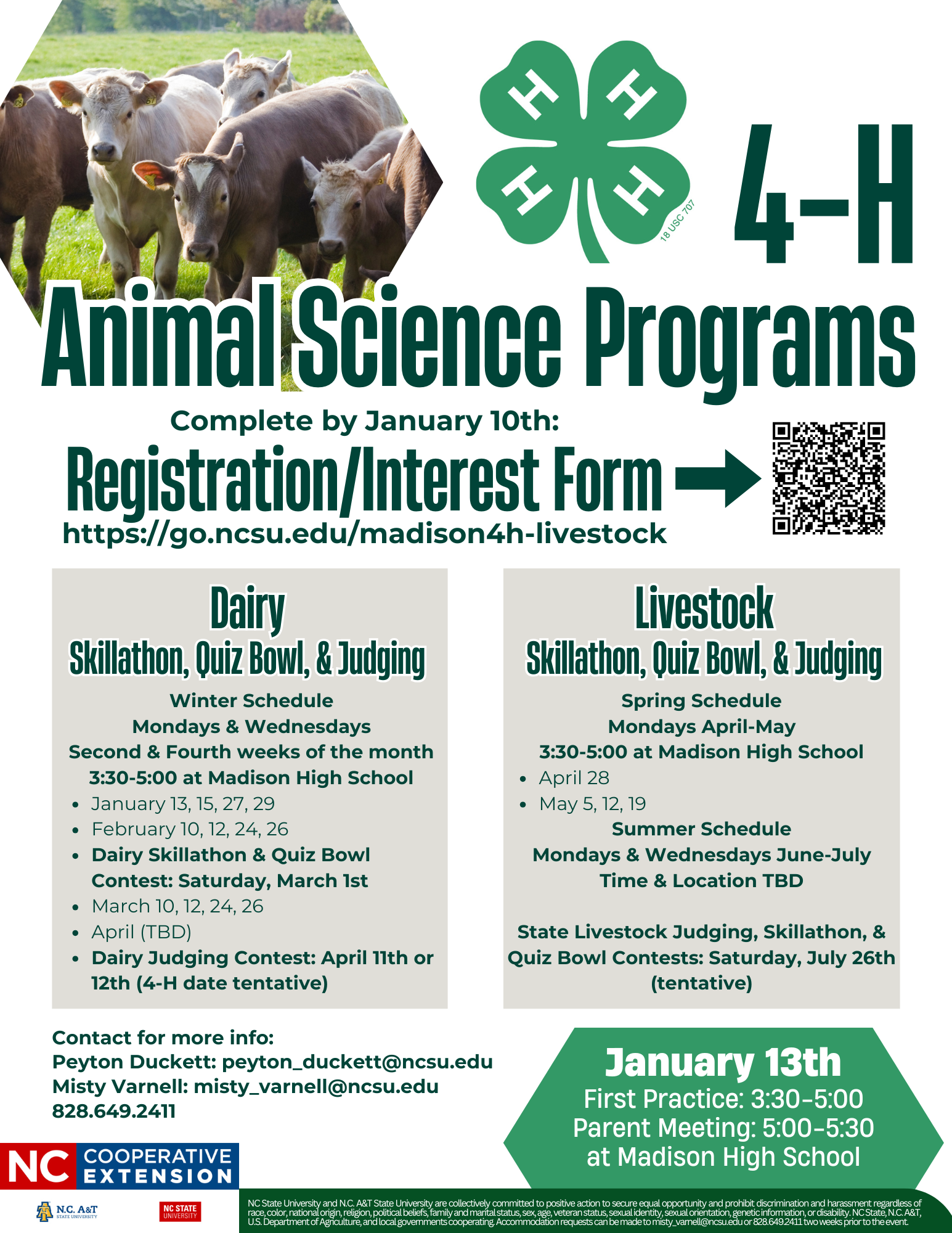 Animal Science Flyer