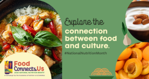 Cover photo for Explore the Connection Between Food and Culture! Celebrate Week 3 of National Nutrition Month