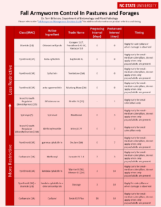 Cover photo for Fall Armyworm Management for Forages/Pastures
